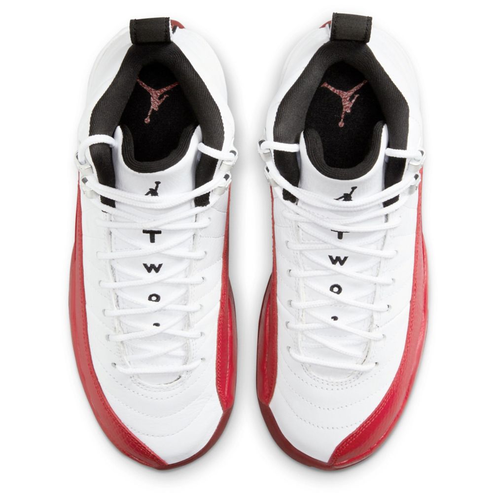 Air Jordan 12 Retro "Cherry" Big Kid Boys' Sneaker Top