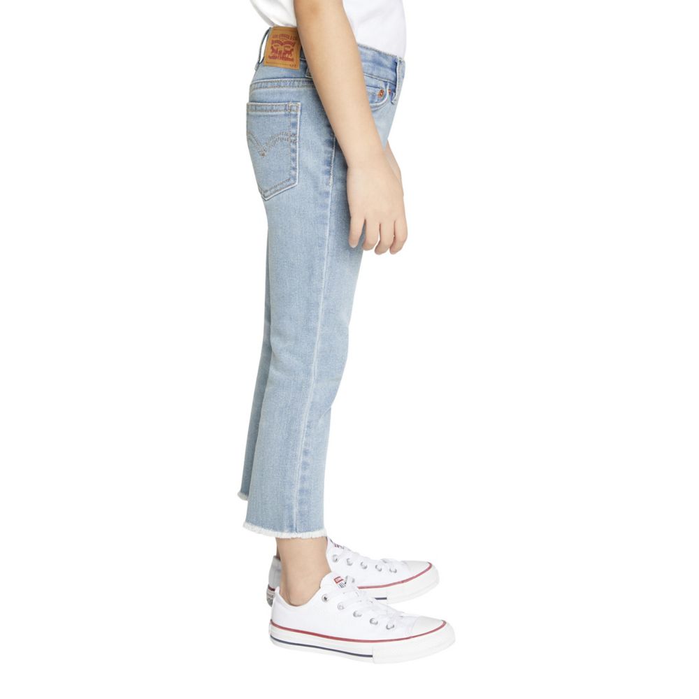 High Rise Ankle Straight Jean (Little Kids)