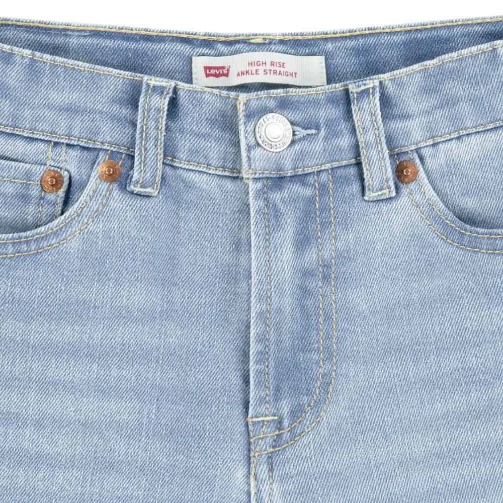 High Rise Ankle Straight Jean (Big Kids)