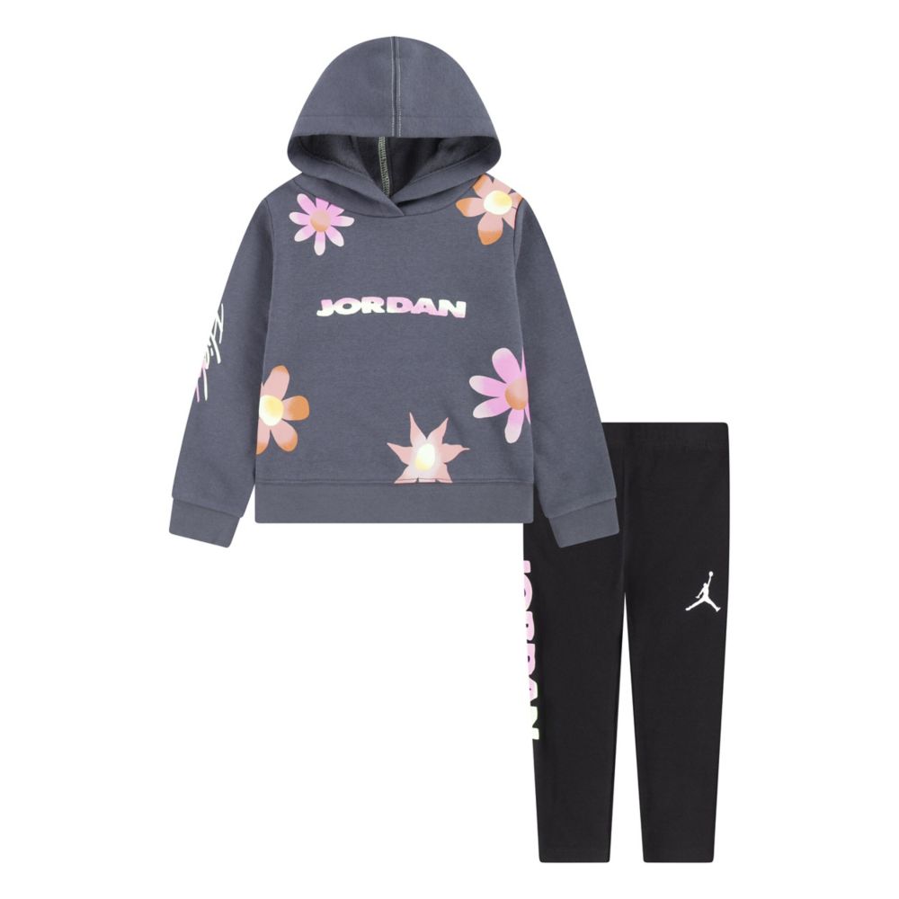 Jordan Deloris Flower Hoodie (Toddler)