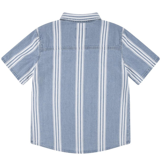 Long Sleeve Aop Woven Shirt (Big Kid)