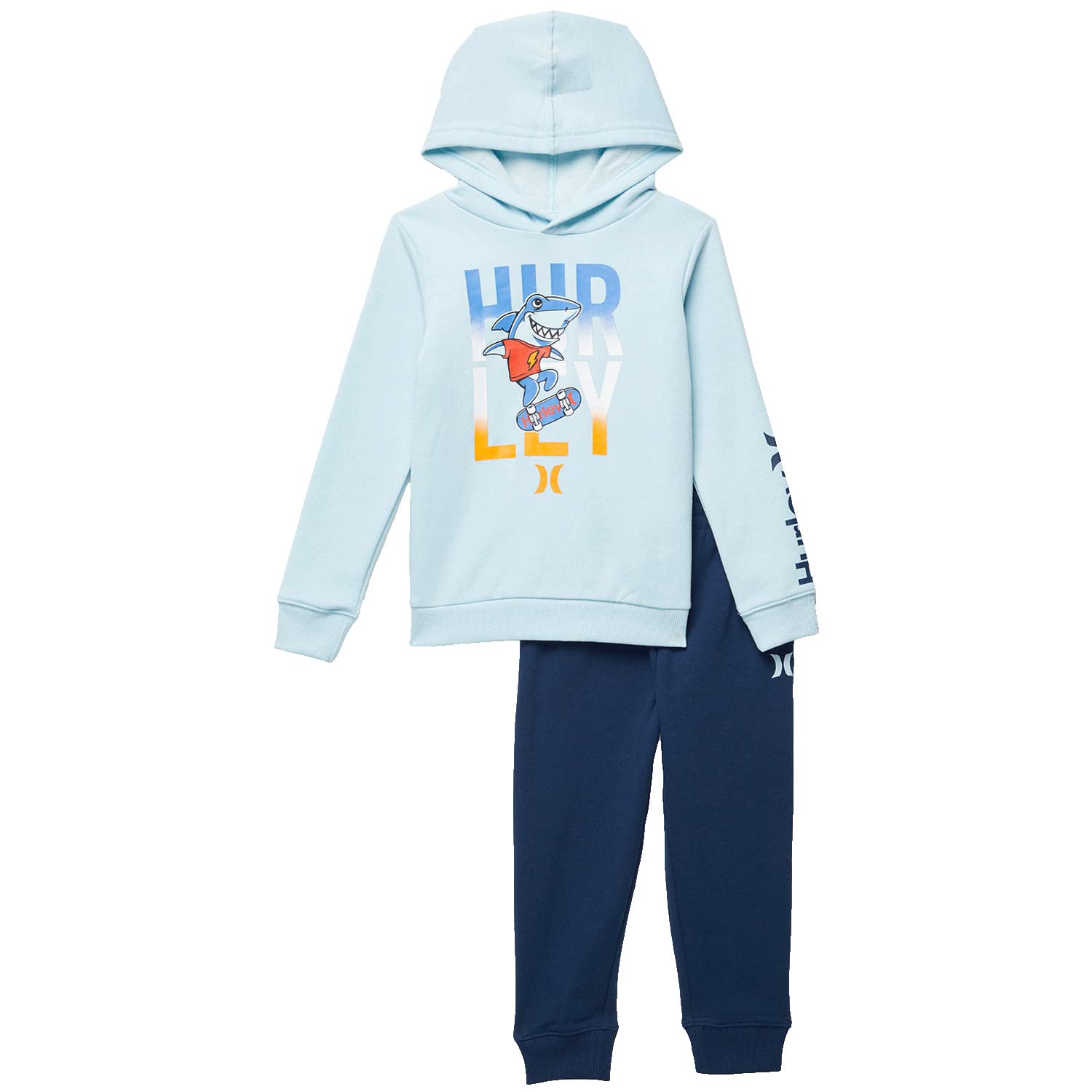 Image 1 of Hooded Pullover & Joggers Fleece Set (Toddler)