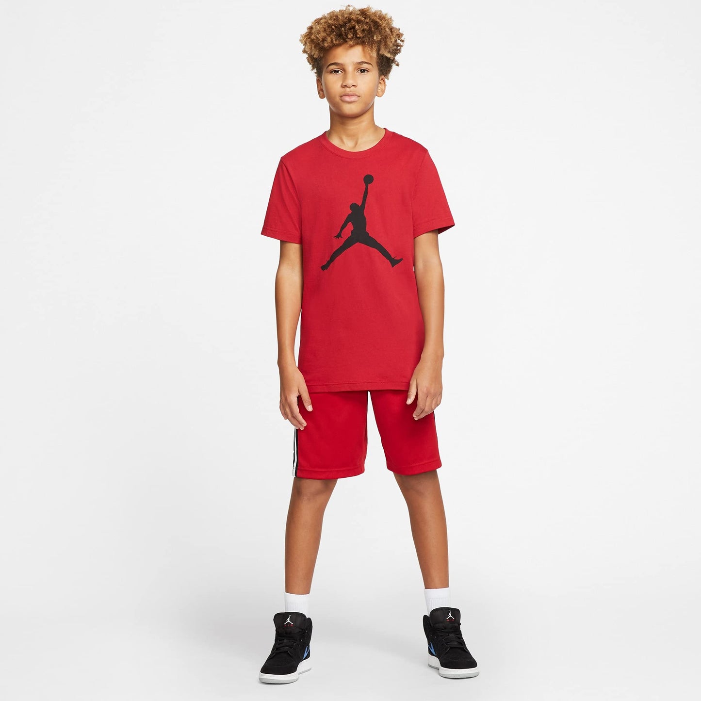 Image 7 of Air Jordan HBR Bball Shorts (Big Kids)