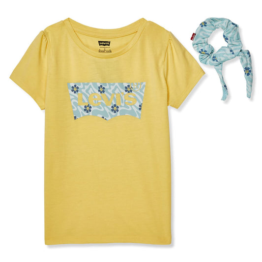 Image 1 of Daisy Tee with Scrunchie (Big Kids)