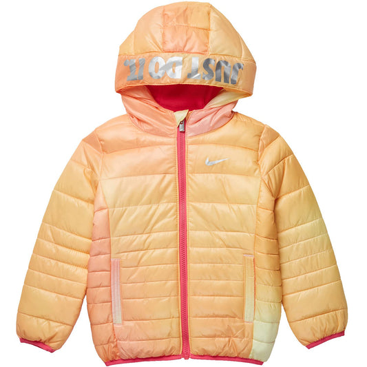 Image 1 of Just Do It Printed Puffer Jacket (Toddler)