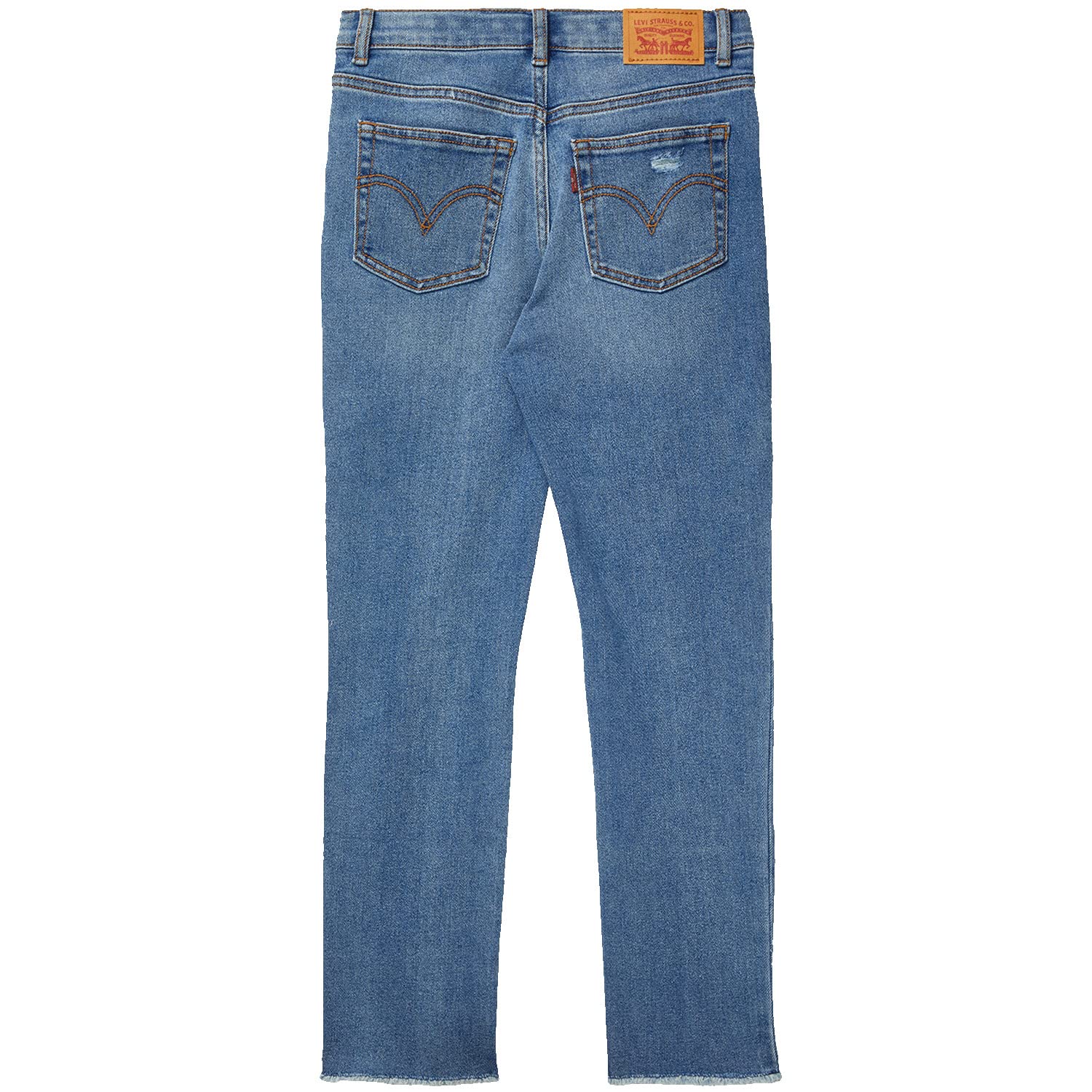 Image 2 of High-Rise Straight Jeans (Big Kids)