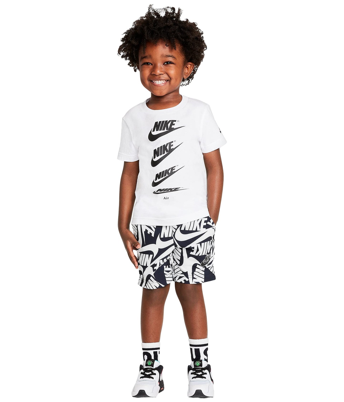 Image 7 of Woven Print Shorts (Toddler)