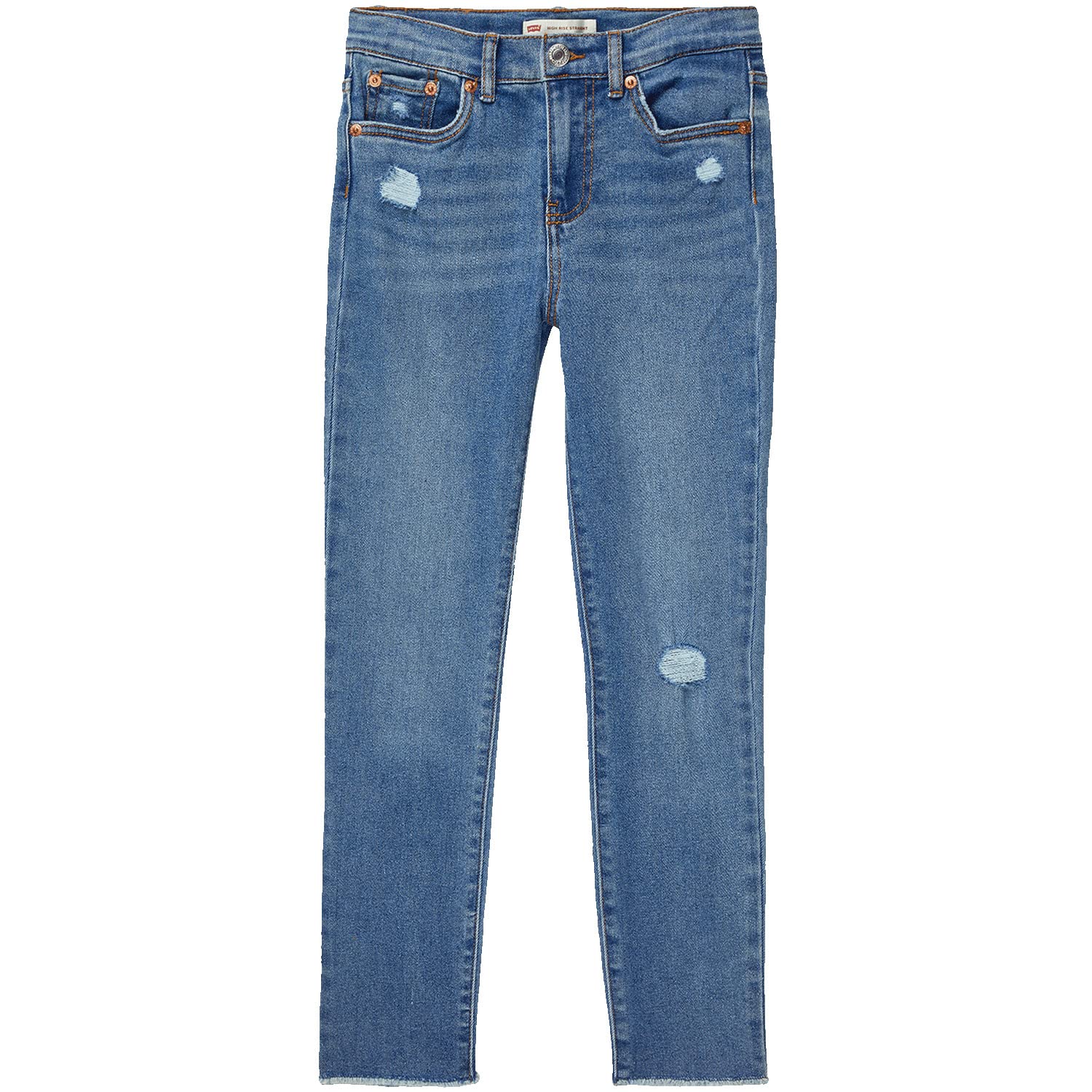 Image 1 of High-Rise Straight Jeans (Big Kids)