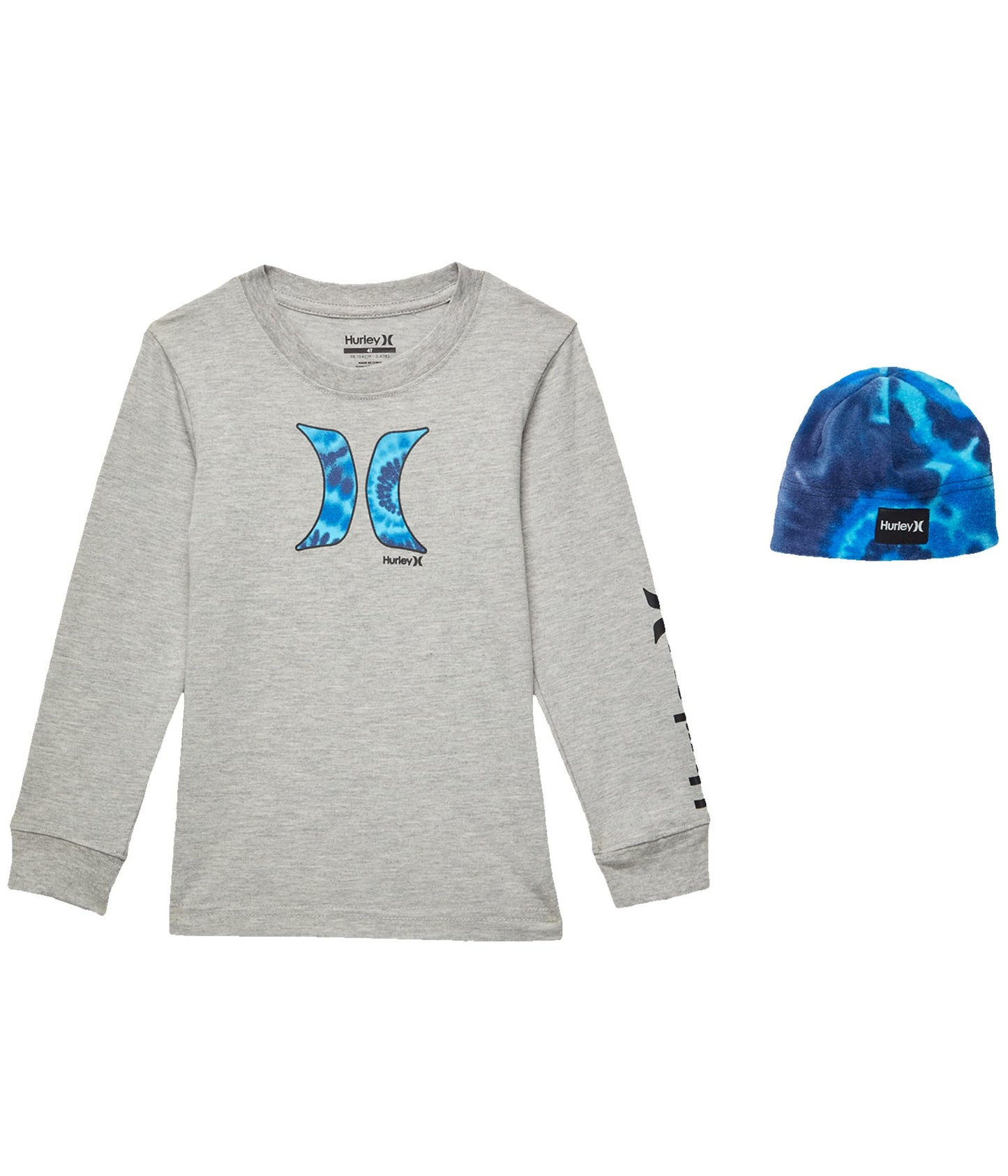 Image 1 of Icon Long Sleeve & Fleece Hat Set (Toddler)