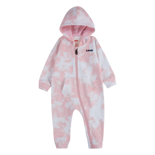 Image 1 of Zip-Up Hoodie Coverall (Infant)