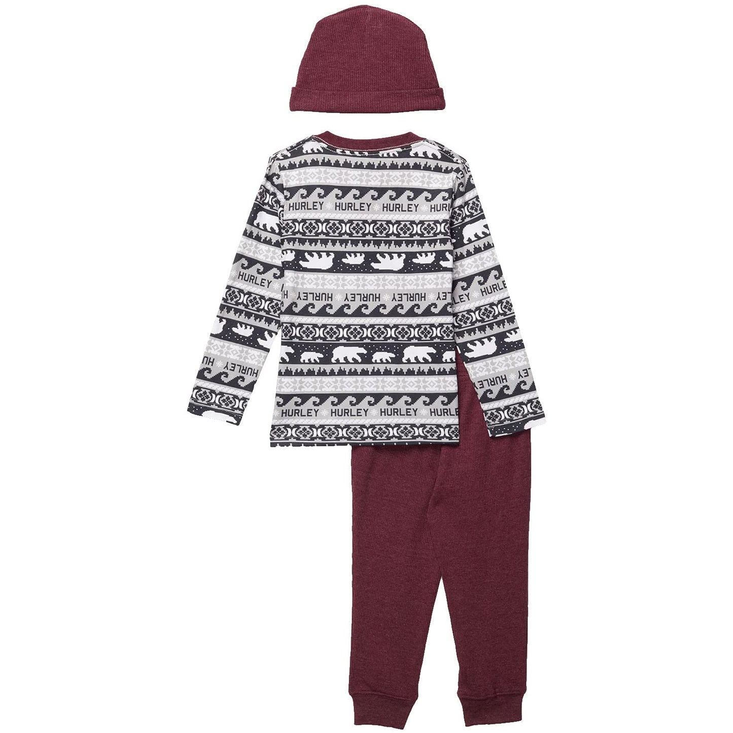 Image 2 of Thermal Pants Set with Beanie (Toddler)