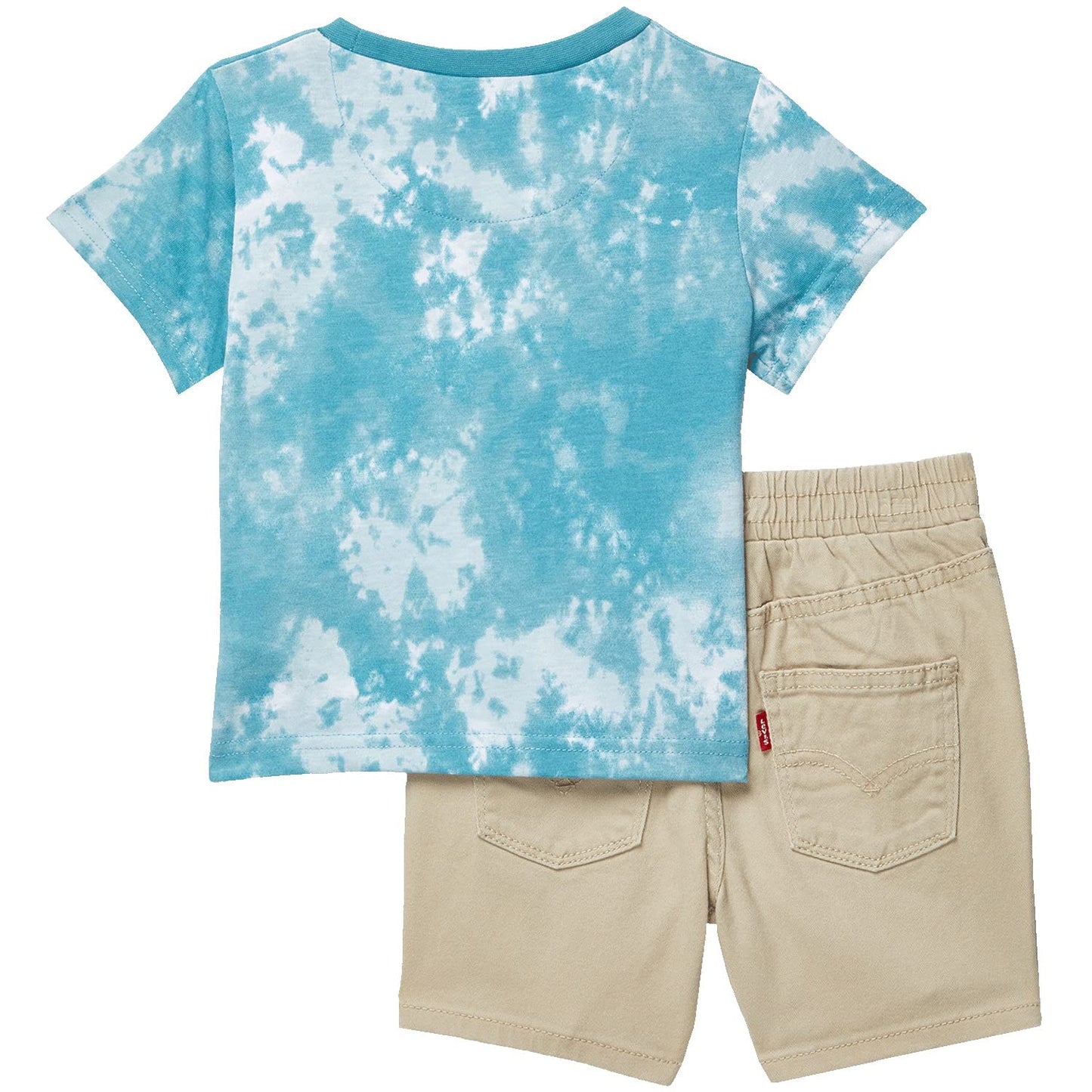 Image 2 of Tie-Dye Logo Tee & Shorts Set (Infant)