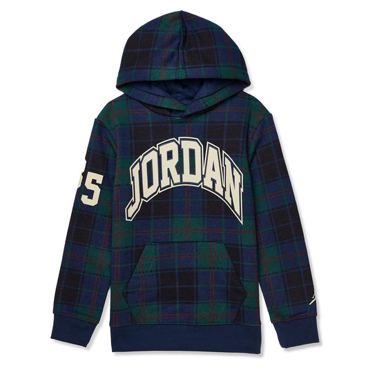 Image 1 of Essentials Plaid Pullover Hoodie (Toddler/Little Kids)