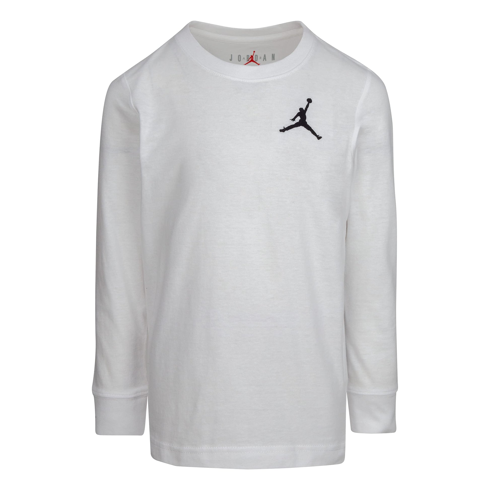 Image 1 of Jumpman Air Embroidered Long Sleeve Tee (Little Kids)