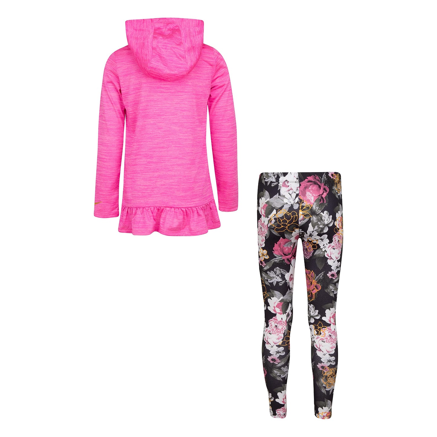 Image 3 of Dri-FIT™ Hooded Tunic and Leggings Set (Little Kids)