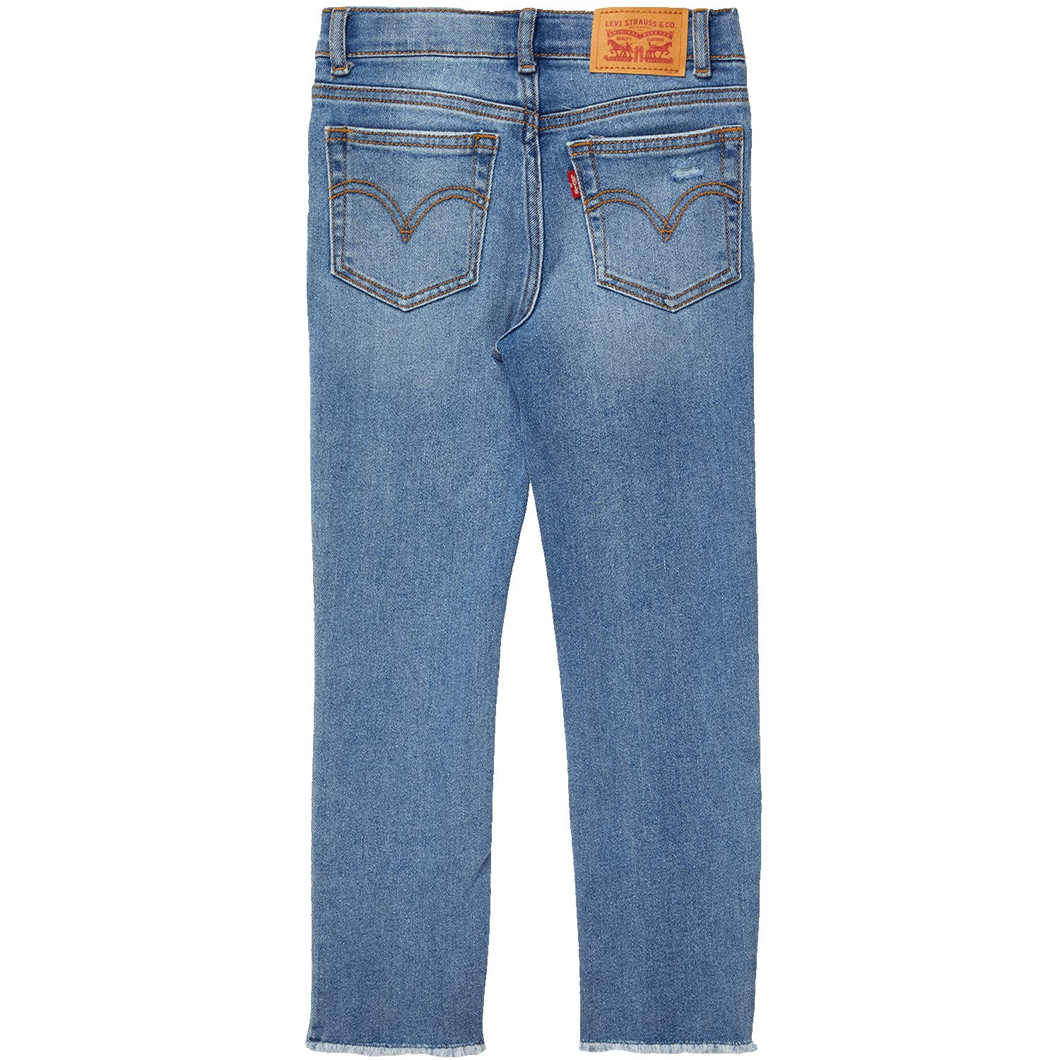 Image 2 of High-Rise Straight Jeans (Little Kids)