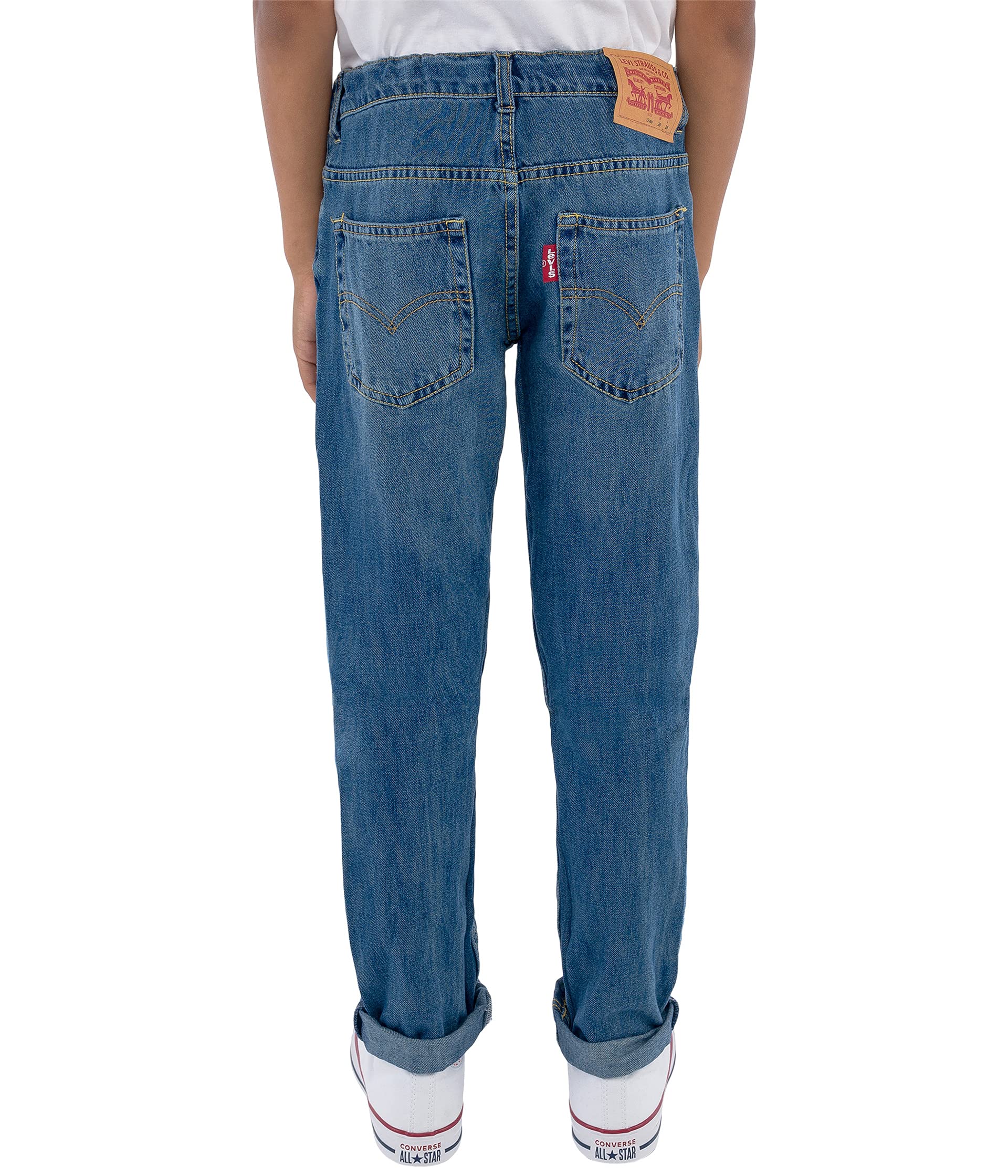 Image 4 of 502 Slim Fit Taper Jeans (Big Kids)