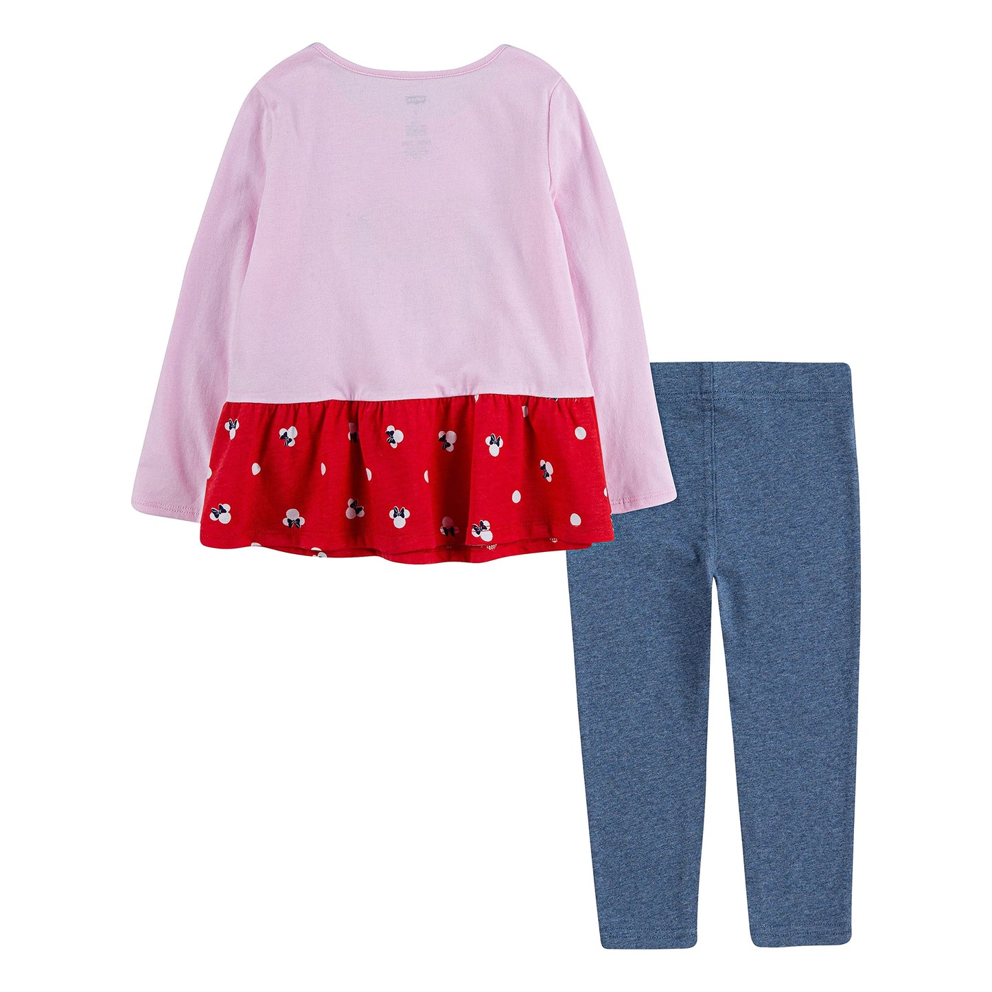 Image 2 of Levi's x Disney Minnie Mouse T-Shirt and Leggings Set (Toddler)