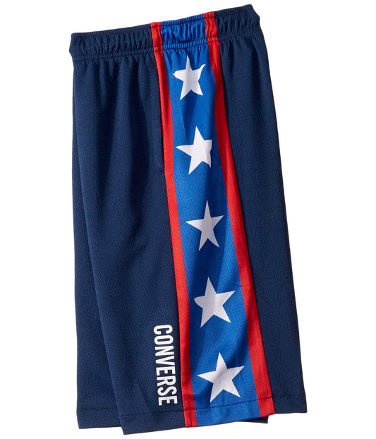 Image 2 of Star Stripe Mesh Shorts (Big Kids)