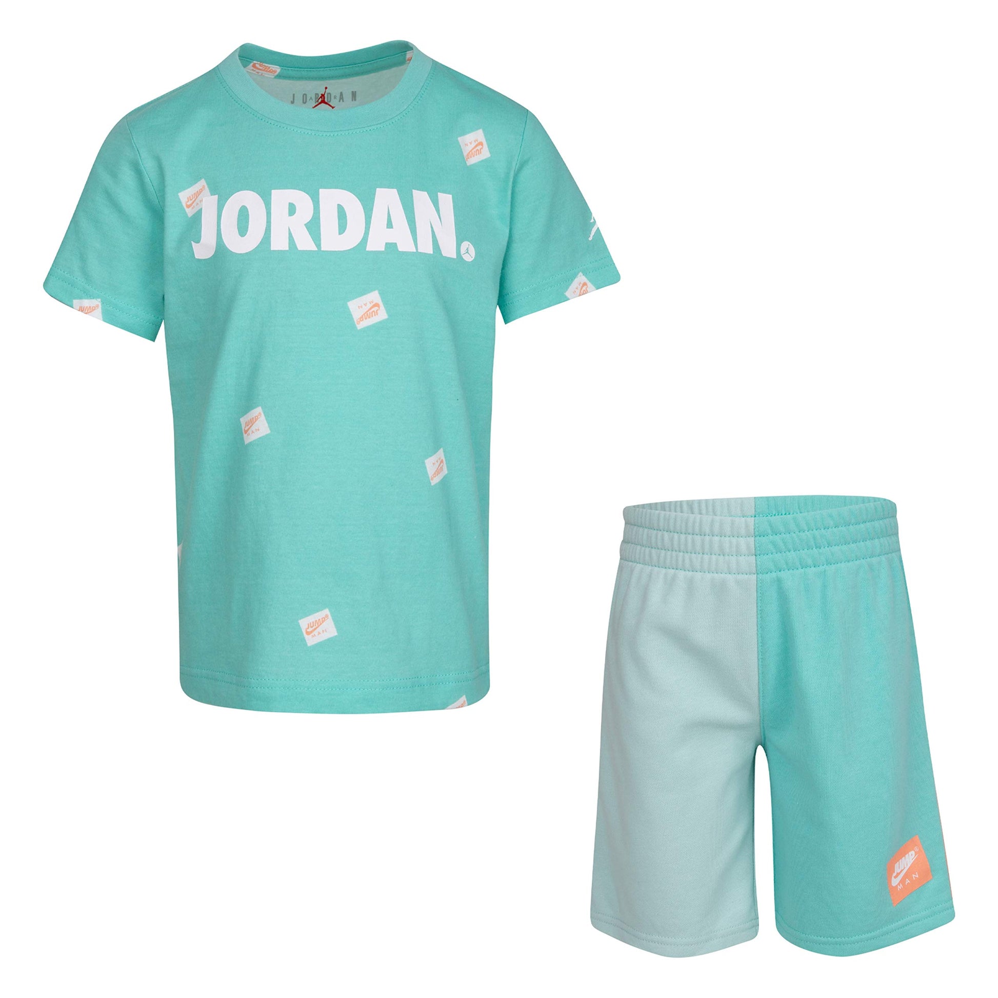 Image 1 of Jordan Jumpman Box Tee/Shorts Set (Little Kids/Big Kids)