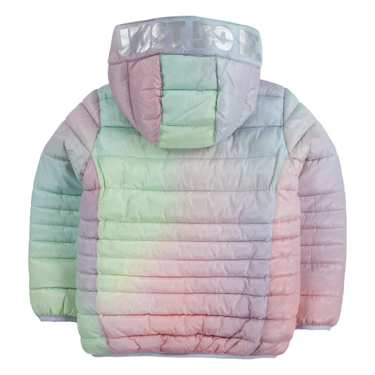 Image 2 of Just Do It Printed Puffer Jacket (Toddler)