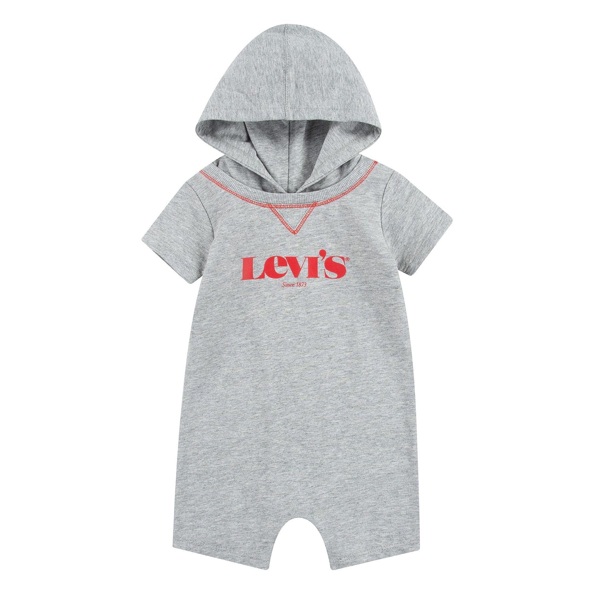 Image 1 of Hooded Graphic Romper (Infant)