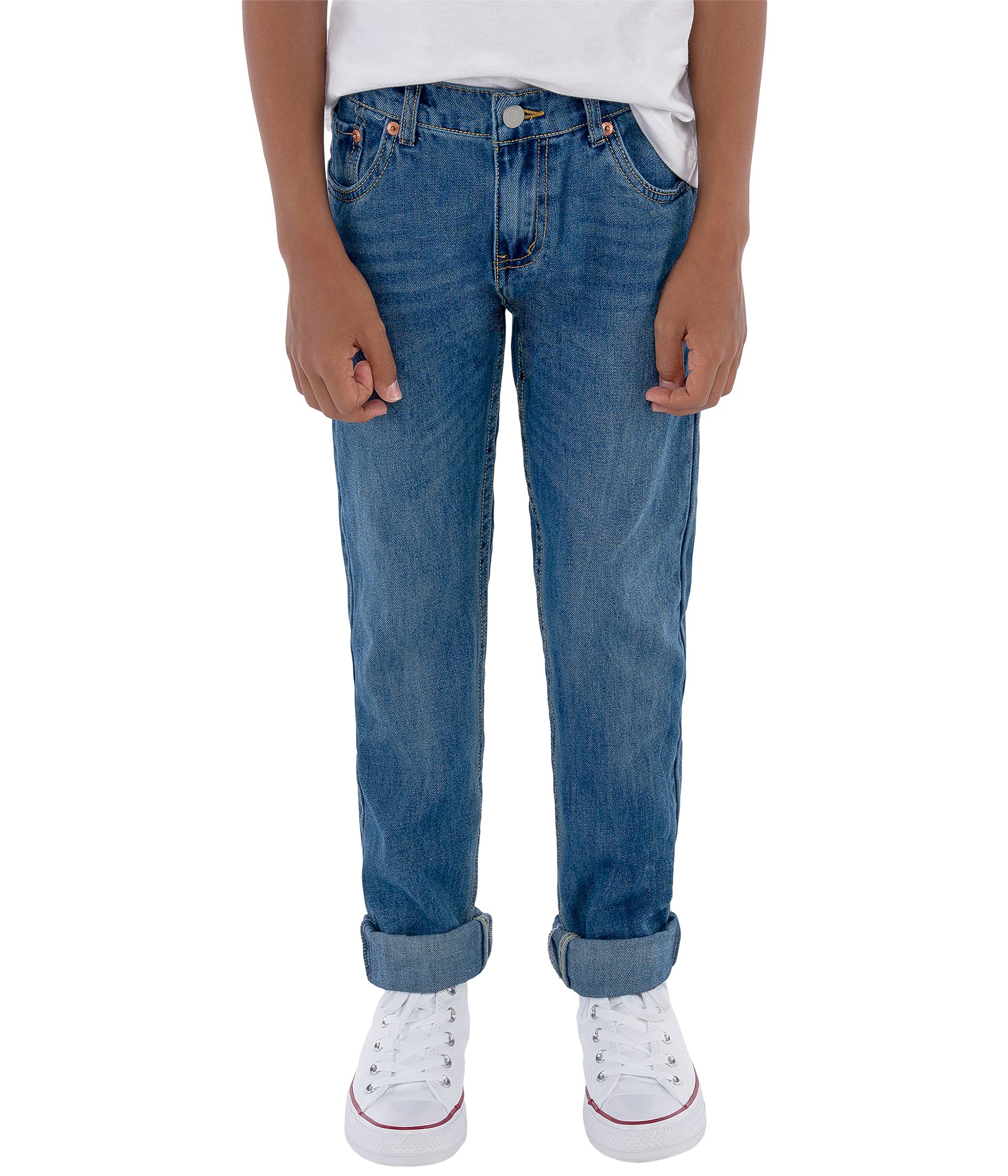 Image 3 of 502 Slim Fit Taper Jeans (Big Kids)