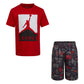 Image 1 of Jordan Air Elements Tee/Shorts Set (Little Kids/Big Kids)