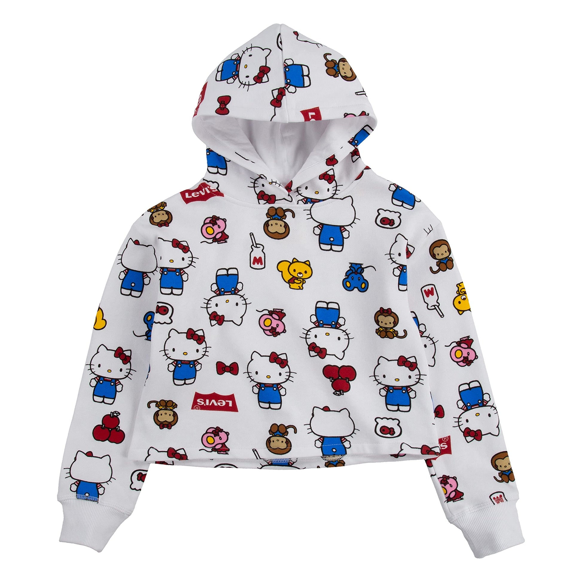Image 1 of Levi's® x Hello Kitty® Boxy Fit Hoodie (Little Kids)