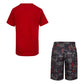 Image 3 of Jordan Air Elements Tee/Shorts Set (Little Kids/Big Kids)