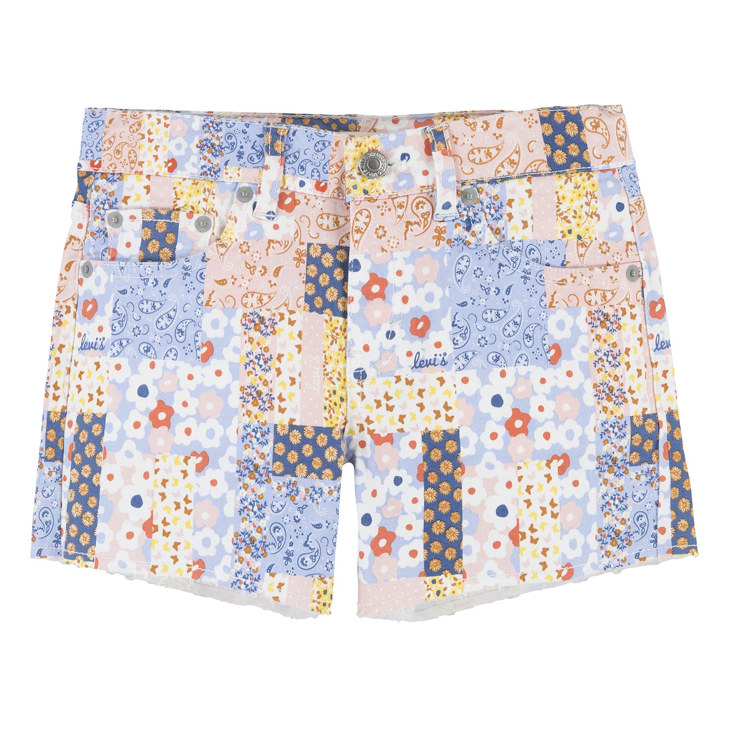 Image 1 of Girlfriend Fit Printed Shorty Shorts (Big Kids)