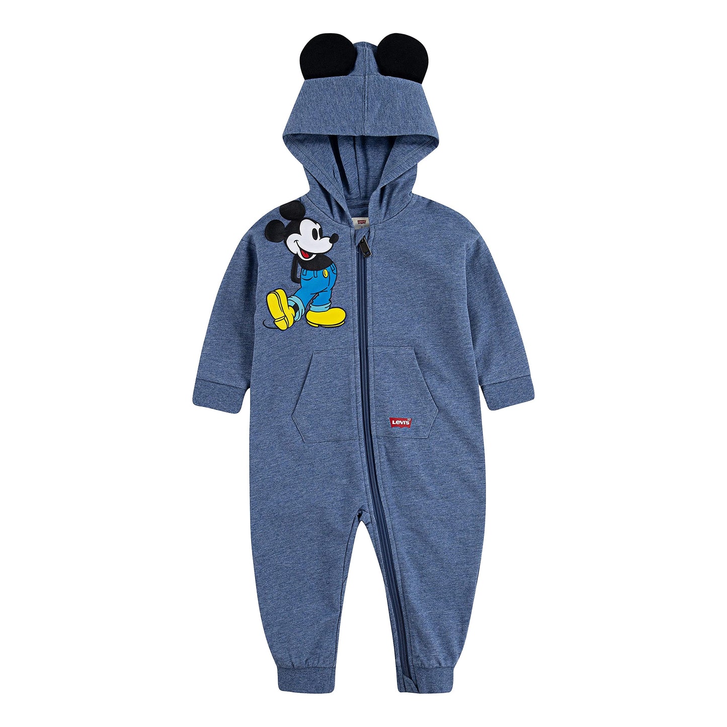 Image 1 of Levi's® x Disney Mickey Mouse Zip Coverall (Infant)