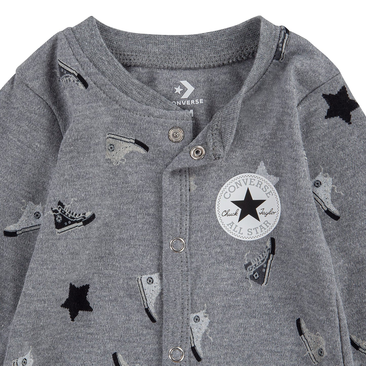 Image 3 of Print Sneaker Coverall (Infant)